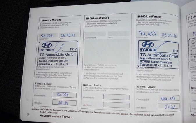 Hyundai ix35 cena 55900 przebieg: 99317, rok produkcji 2014 z Szczuczyn małe 704
